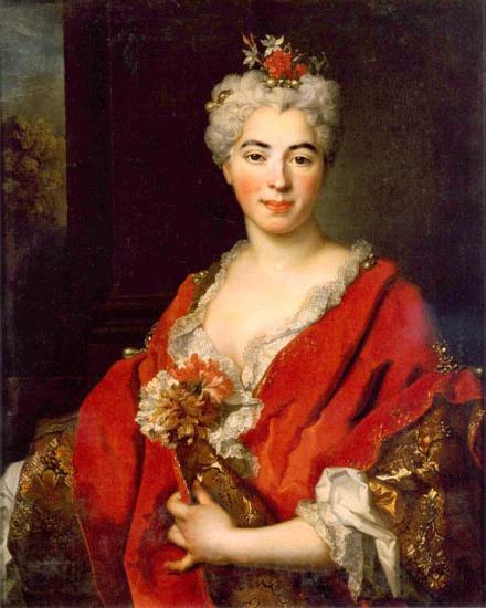 Nicolas de Largilliere Portrait of Marguerite de Largilliere Norge oil painting art